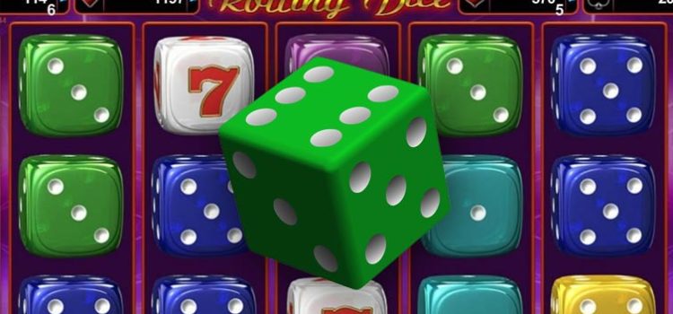 Rolling Dice, des dés sur les rouleaux d’une machine à sous